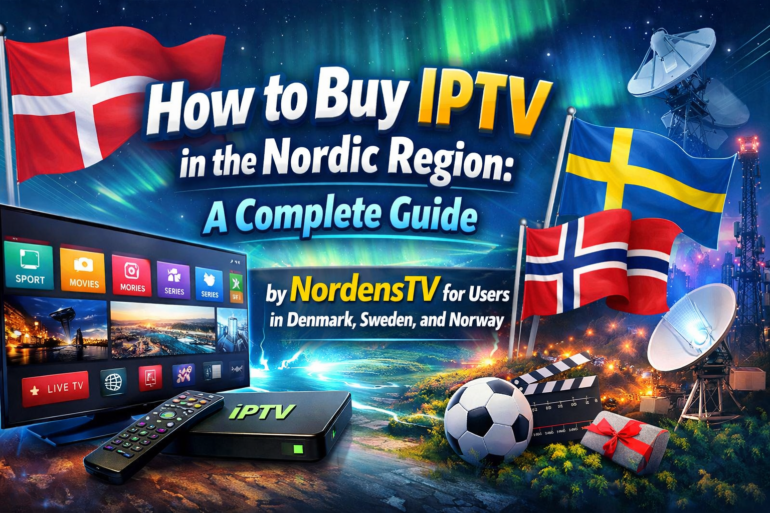 How to Buy IPTV in the Nordic Region: A Complete Guide by NordensTV for Users in Denmark, Sweden, and Norway