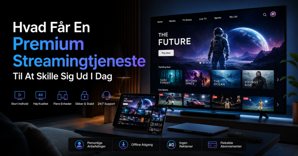 premium streamingtjeneste