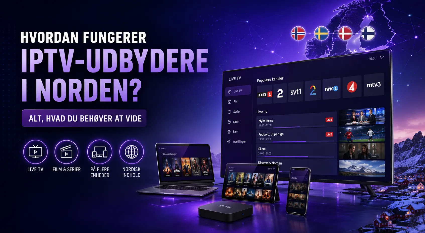 Hur fungerar Nordic IPTV? Komplett guide 2026
