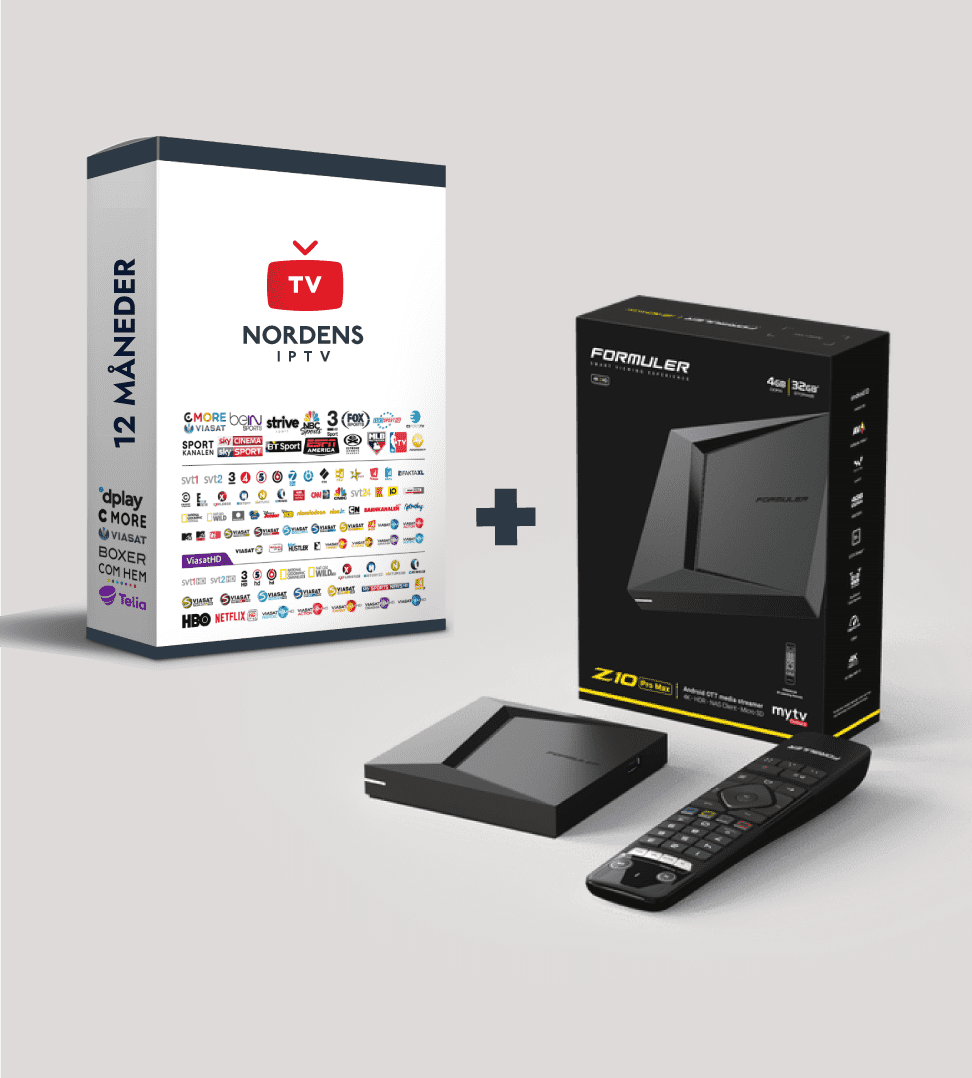 Formuler Z11 MAX + 12 Måneder